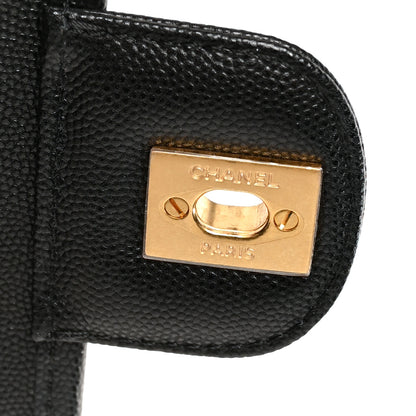 Chanel Caviar Quilted School Memory Small Top Handle Flap Black 7 of 12