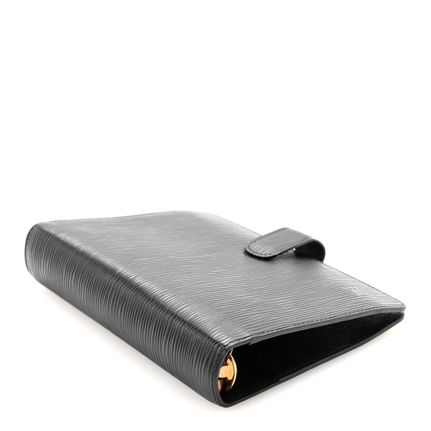 Epi Medium Ring Agenda Cover Black