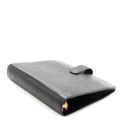 Louis Vuitton Epi Medium Ring Agenda Cover Black 4 of 6