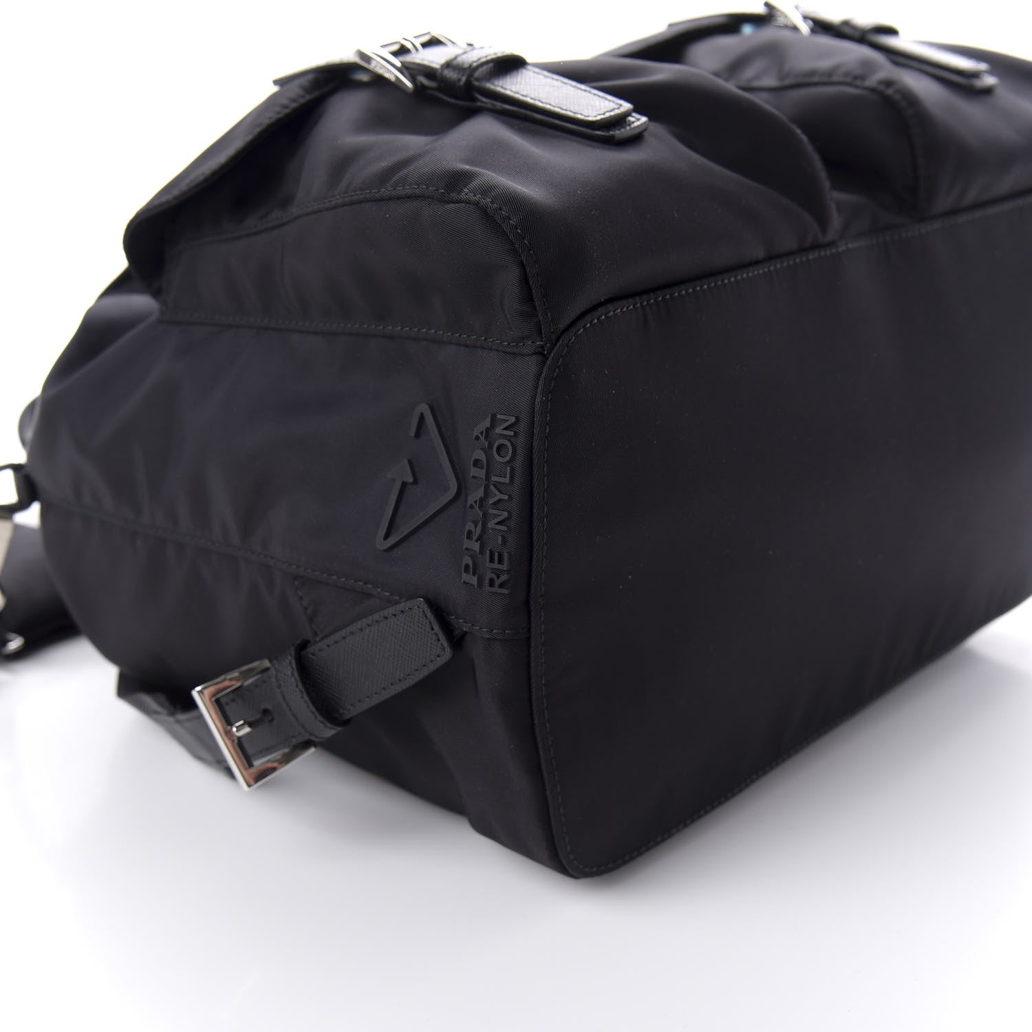 Prada Re-Nylon Saffiano Medium Backpack Black 10 of 10