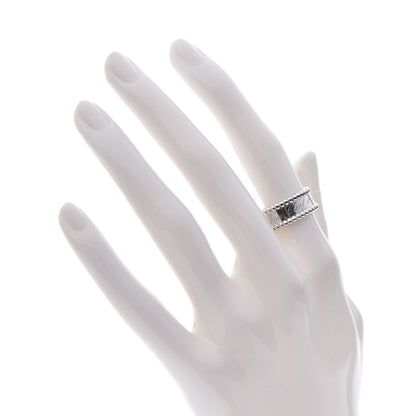 Van Cleef & Arpels 18K White Gold Perlee Signature Ring 51 5.75 2 of 7