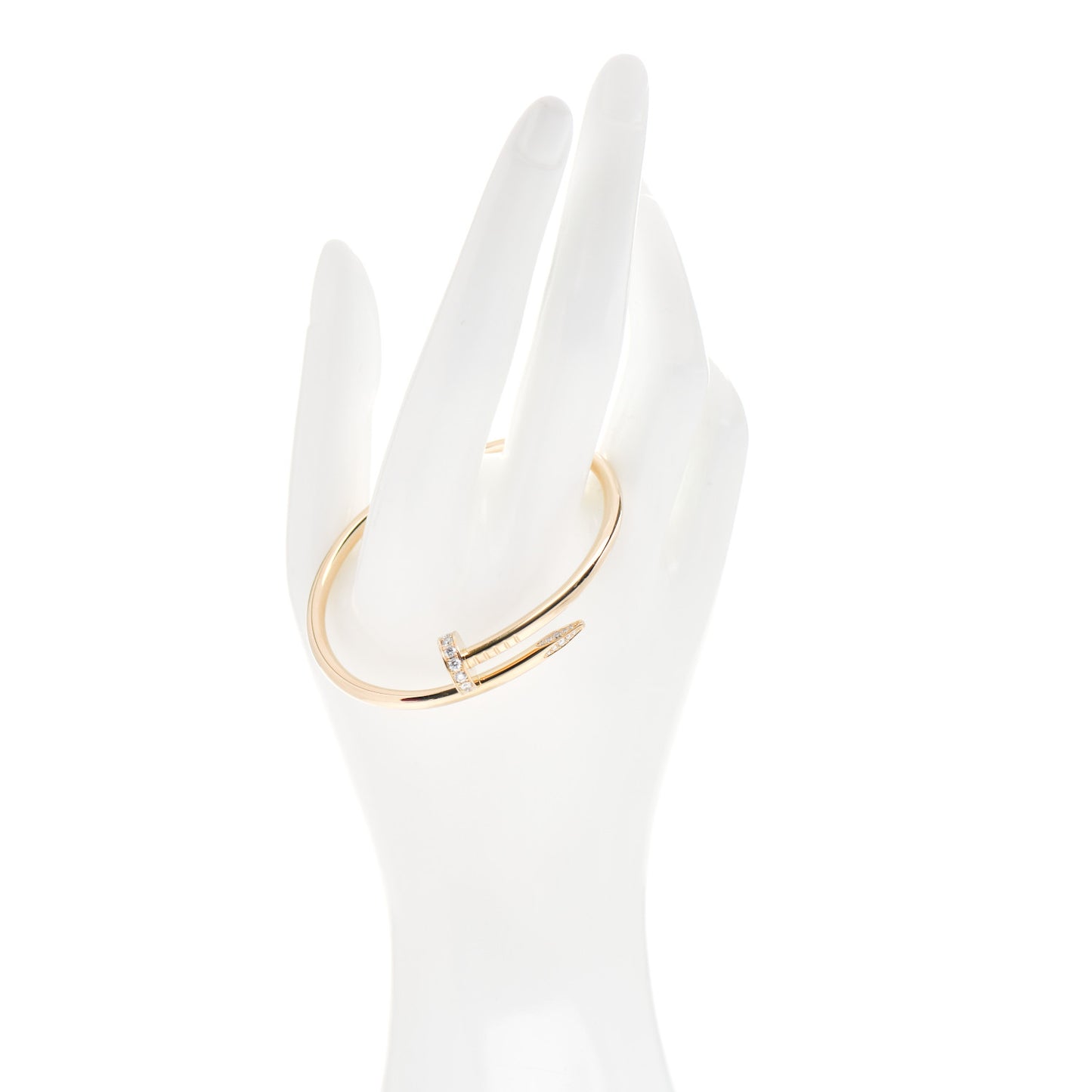 18K Yellow Gold Diamond Juste Un Clou Bracelet 16