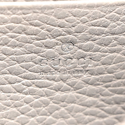 Gucci Dollar Calfskin Crystal Mini Dionysus Chain Wallet Dusty Grey Black Diamond 5 of 9
