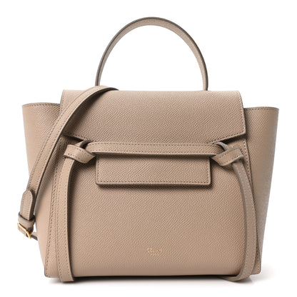 Celine Grained Calfskin Nano Belt Bag Light Taupe 1 of 10
