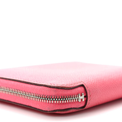 Hermes Epsom Silk'In Compact Wallet Rose Azalee 7 of 12