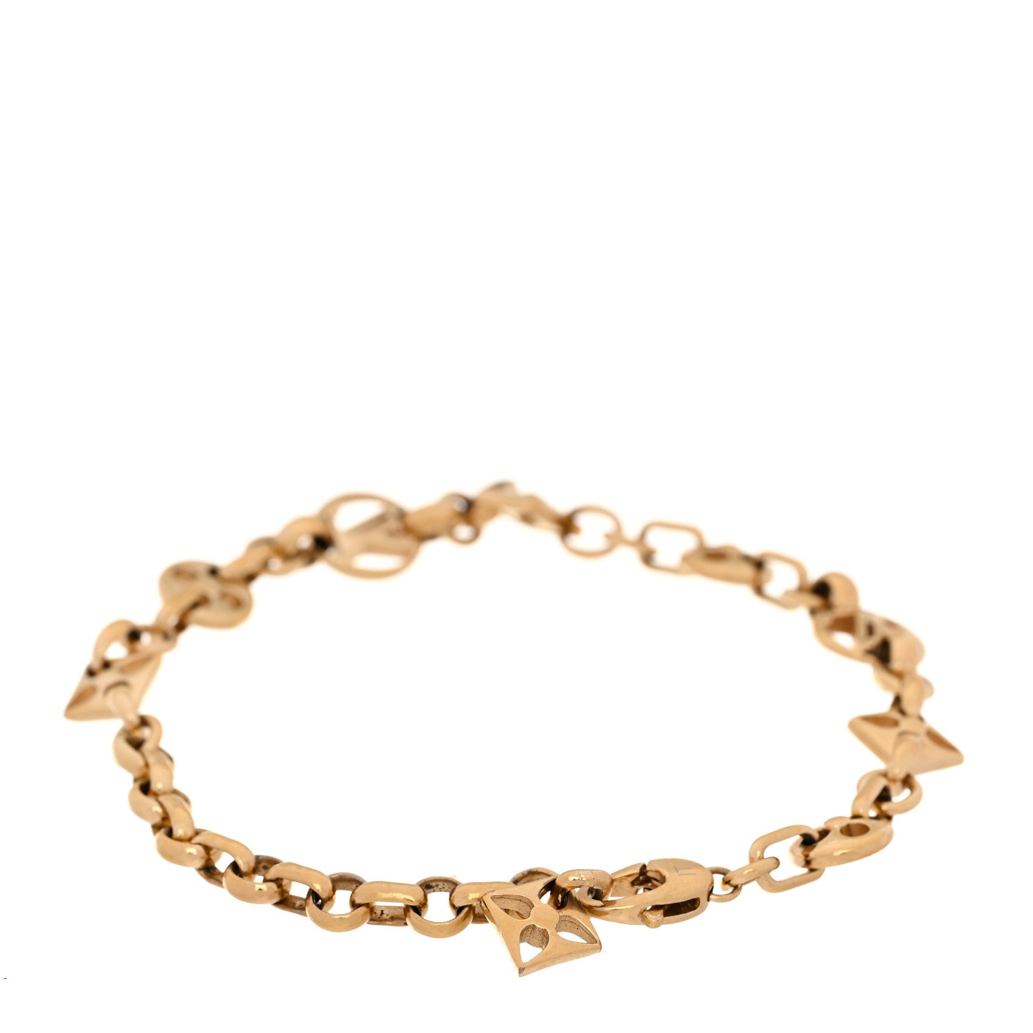 Louis Vuitton Metal Crazy In Lock Bracelet Gold 3 of 6