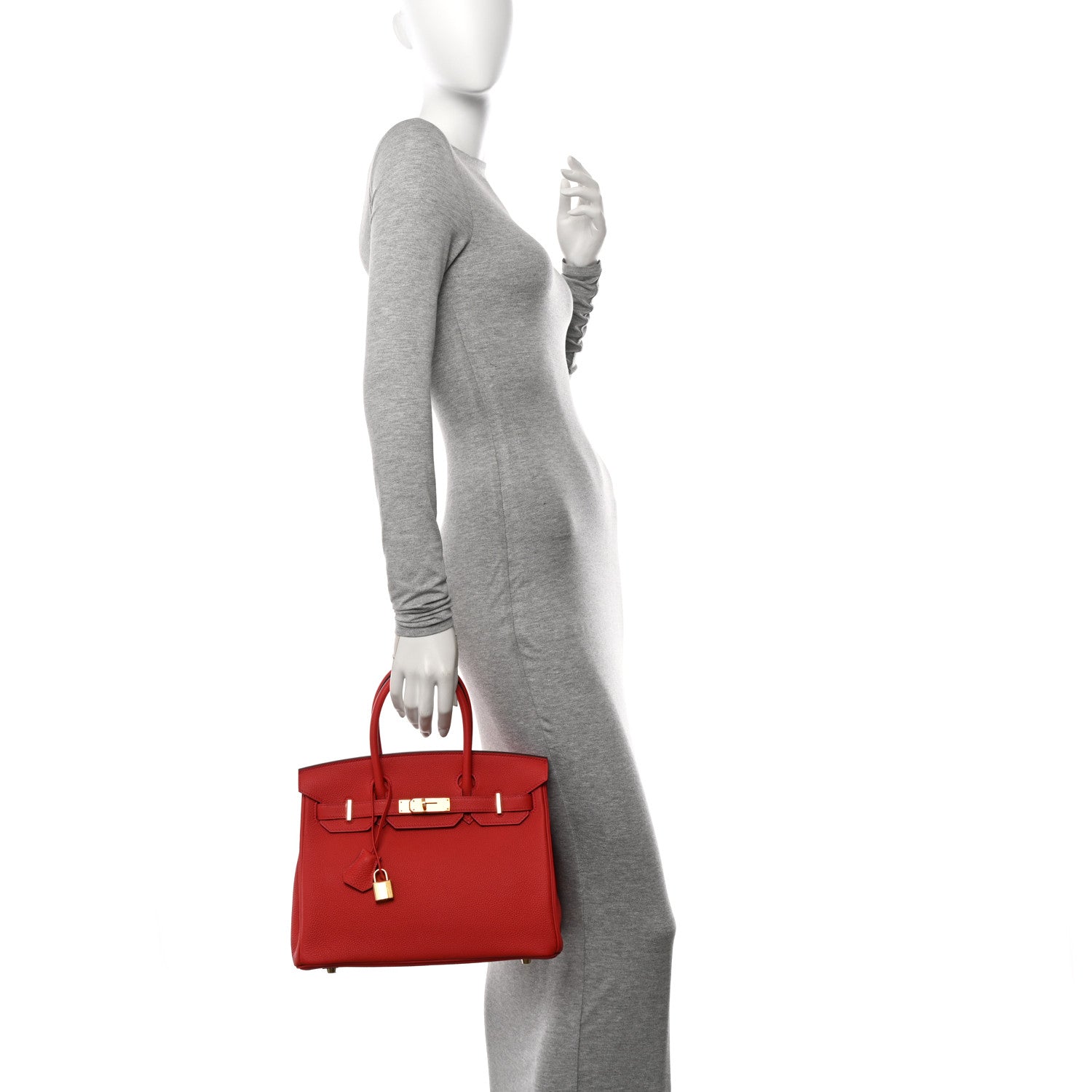 Hermes Togo Birkin 30 Rouge Casaque 2 of 11