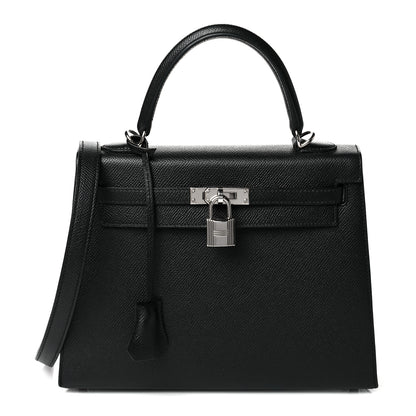 Hermes Epsom Kelly Sellier 25 Black 1 of 10