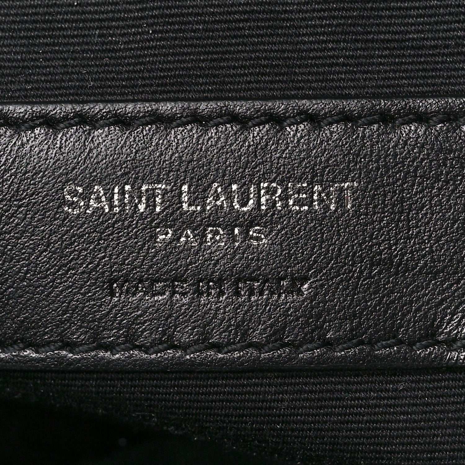 Saint Laurent Calfskin Matelasse Monogram Lou Belt Bag Black 6 of 12