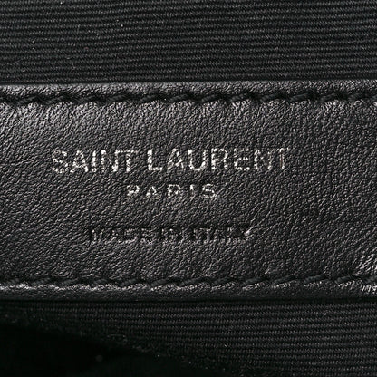Saint Laurent Calfskin Matelasse Monogram Lou Belt Bag Black 6 of 12