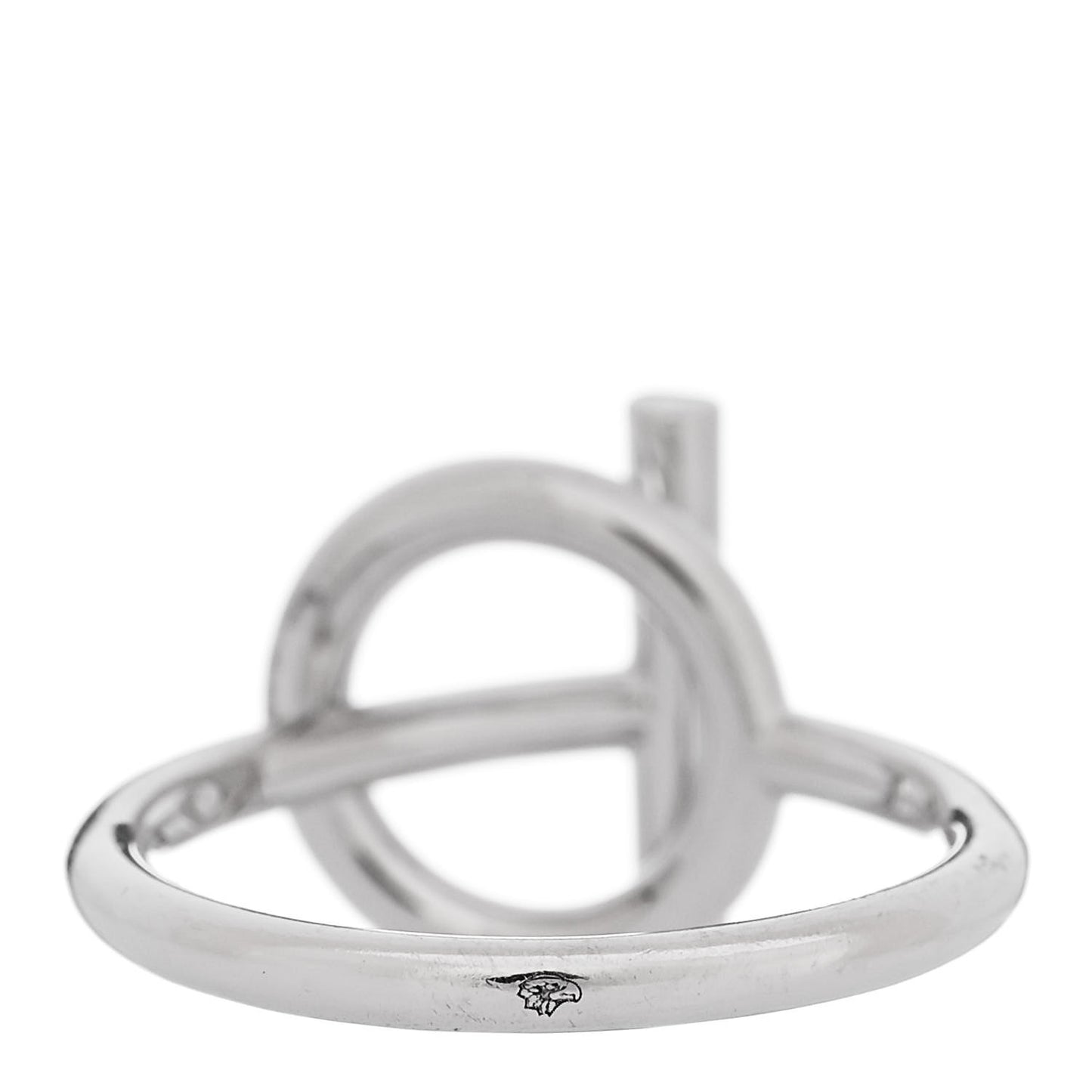 18K White Gold Diamond PM Echappee Ring 52 6