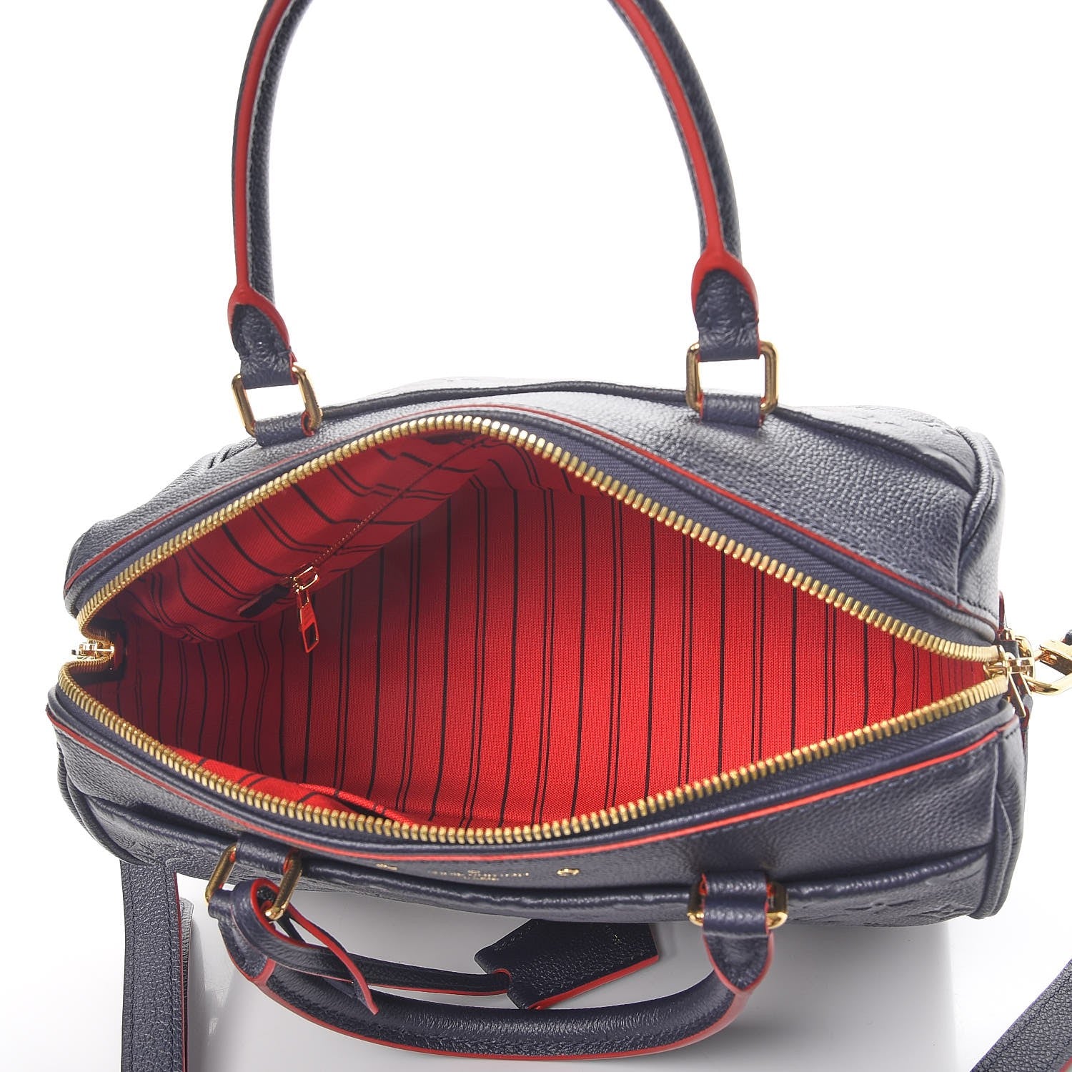 Louis Vuitton Empreinte Speedy Bandouliere 25 NM Marine Rouge 6 of 8