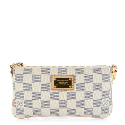 Louis Vuitton Damier Azur Pochette Milla MM 1 of 7