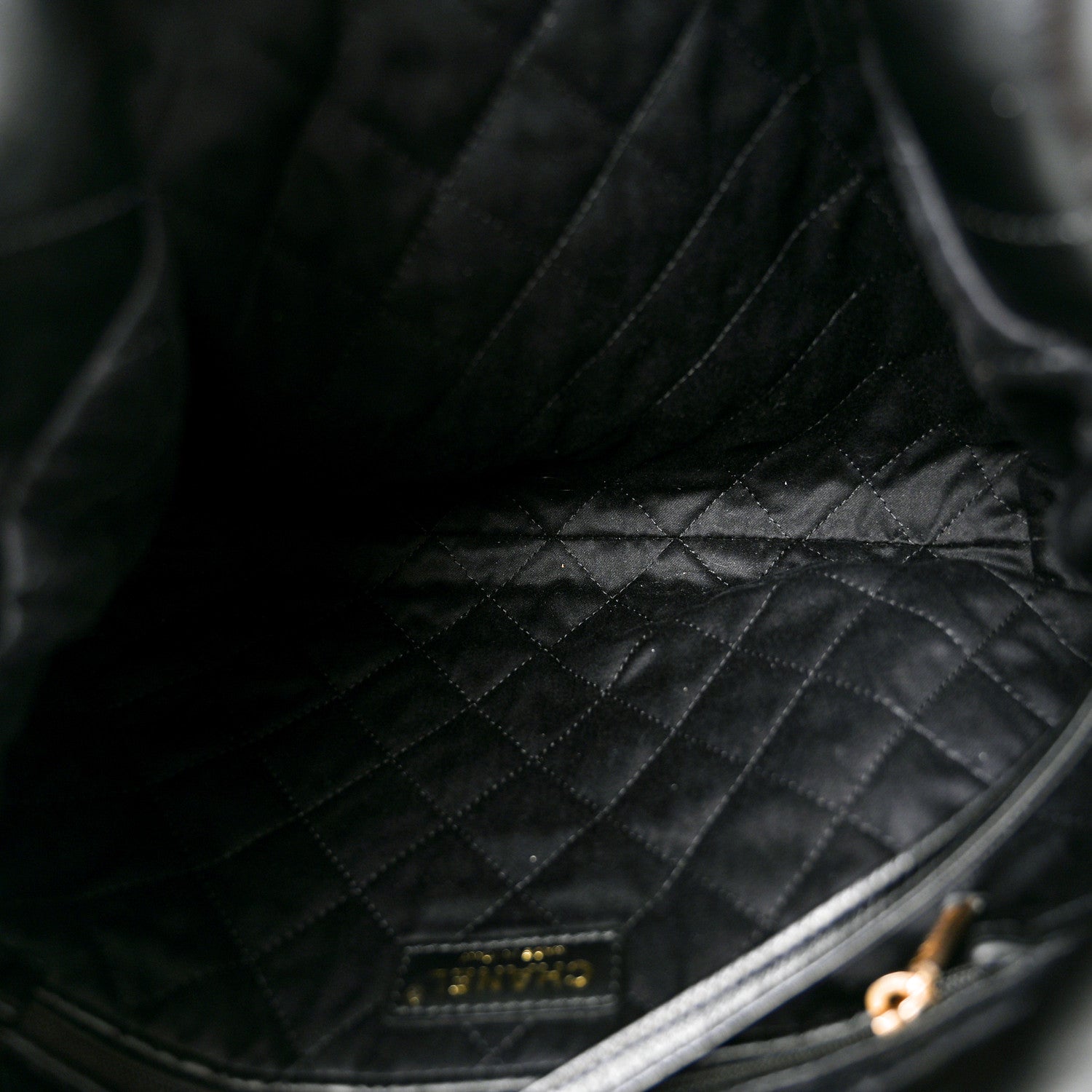 Chanel Shiny Calfskin Quilted Small Chanel 22 Black 6 of 11