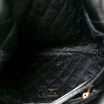 Chanel Shiny Calfskin Quilted Small Chanel 22 Black 6 of 11