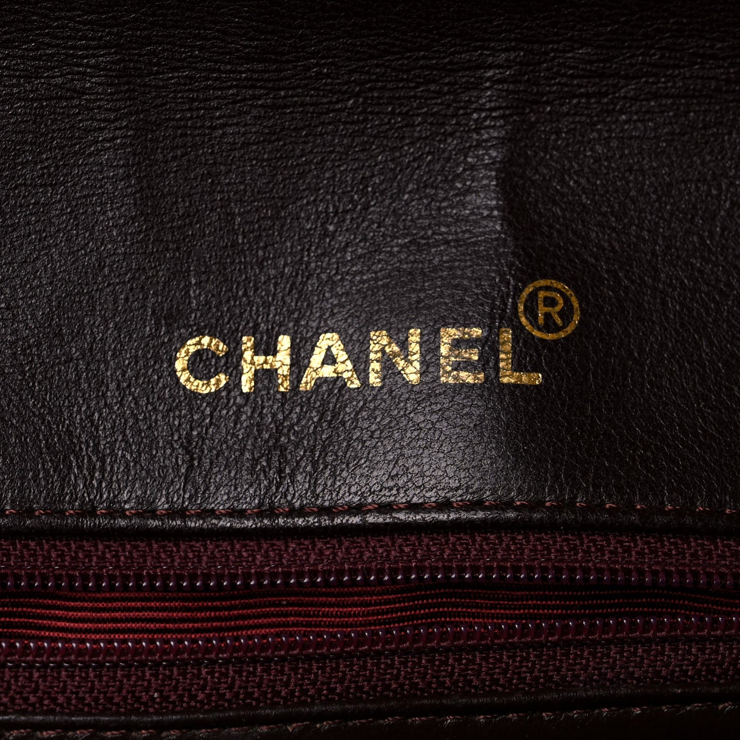 Lambskin Quilted Medium Single Flap Burgundy