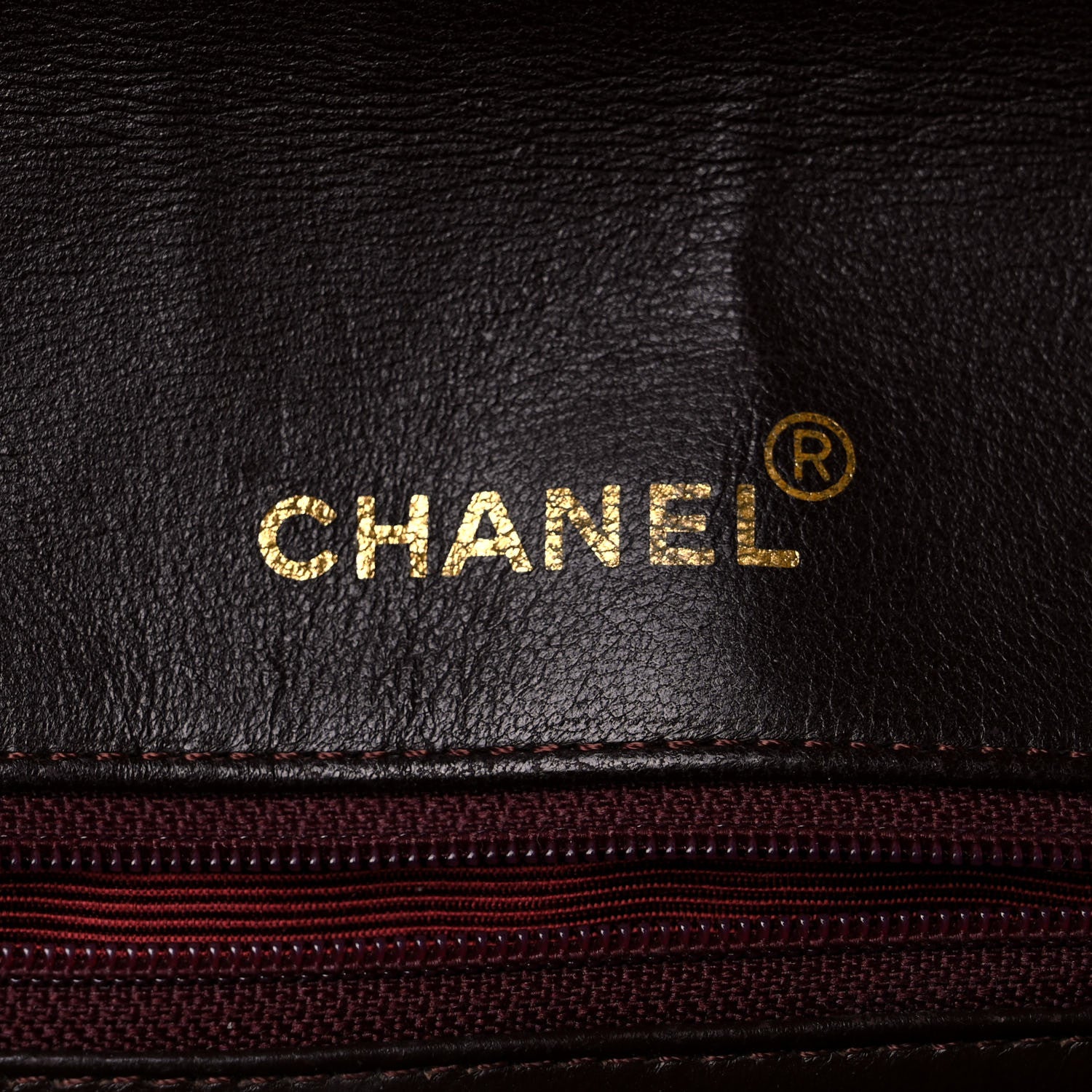 Chanel Lambskin Quilted Medium Single Flap Burgundy 5 of 16