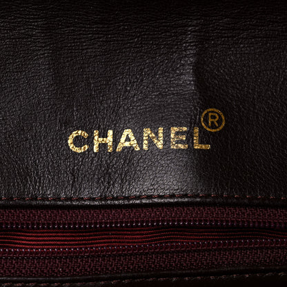 Chanel Lambskin Quilted Medium Single Flap Burgundy 5 of 16