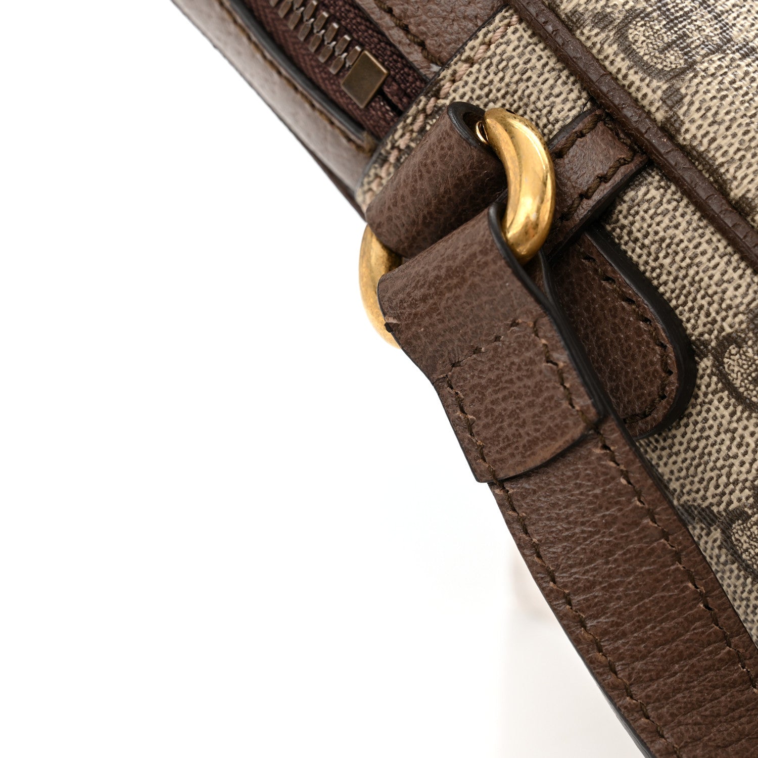 Gucci GG Supreme Monogram Web Small Ophidia Messenger Bag Brown 13 of 13