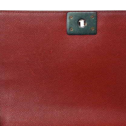 Chanel Caviar Quilted New Medium Boy Flap Dark Red 5 of 5