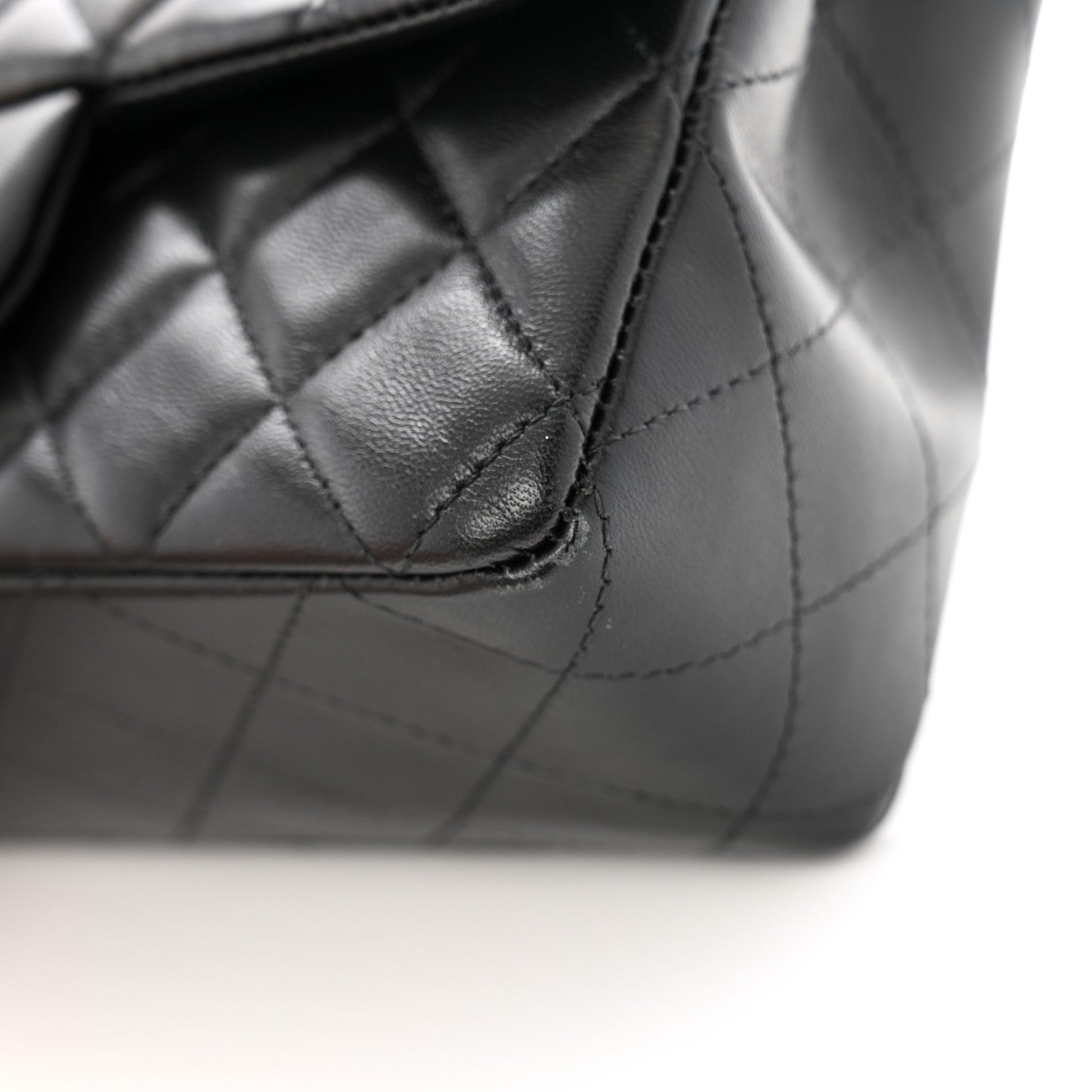 Chanel Lambskin Quilted Mini Rectangular Flap Black 11 of 12