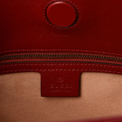 Gucci Azalea Calfskin Matelasse Heart Medium GG Marmont Slim Shoulder Bag Romantic Cerise 6 of 9