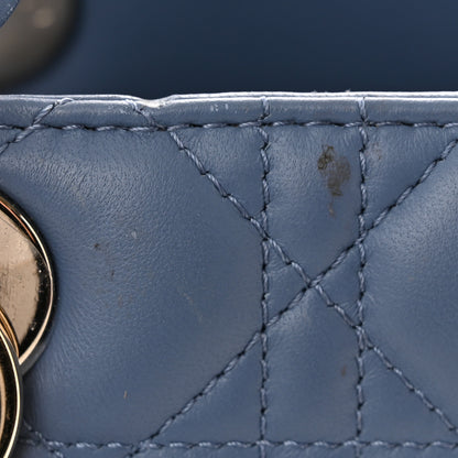 Christian Dior Lambskin Cannage Large Lady Denim 15 of 15