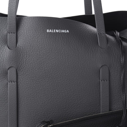 Balenciaga Veau Baltimore Double Sided Small Everyday Tote Gris Fossile Black 8 of 9