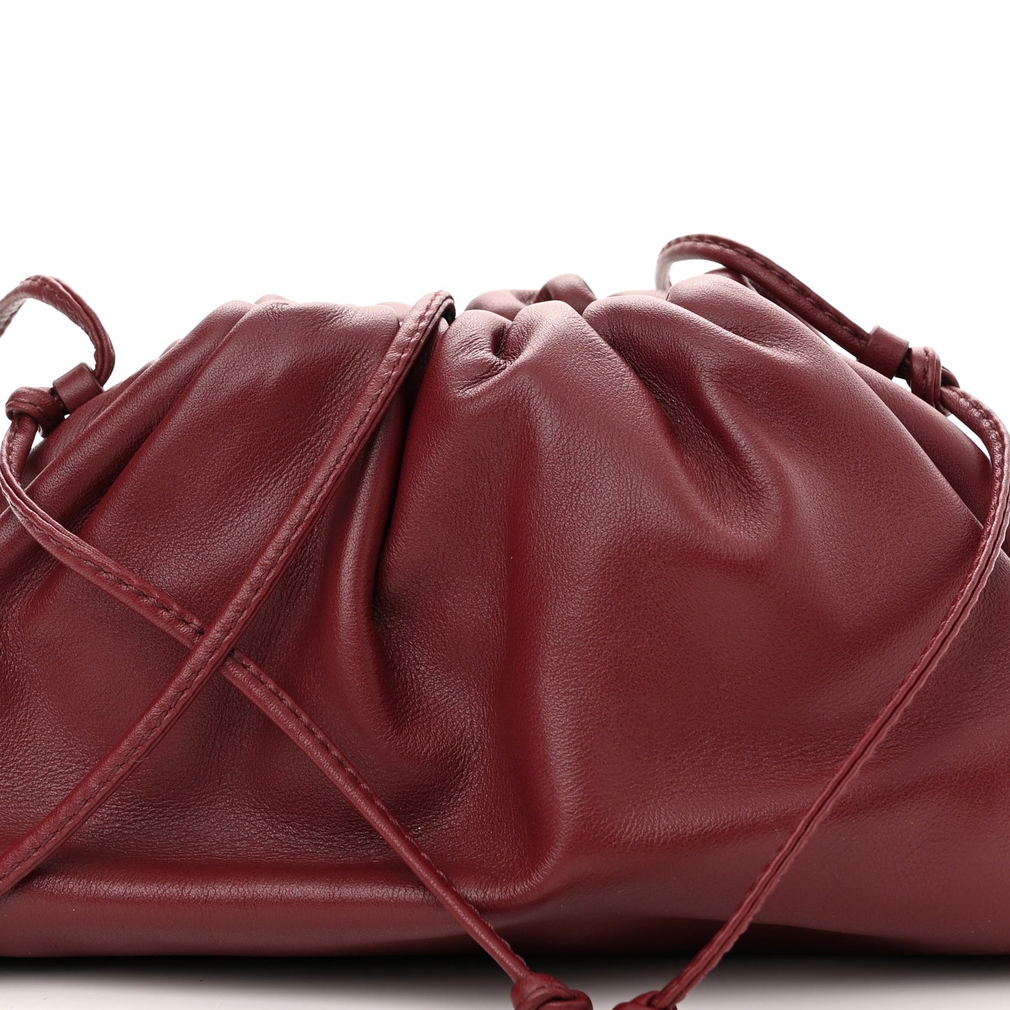 Butter Calfskin The Mini Pouch Bordeaux