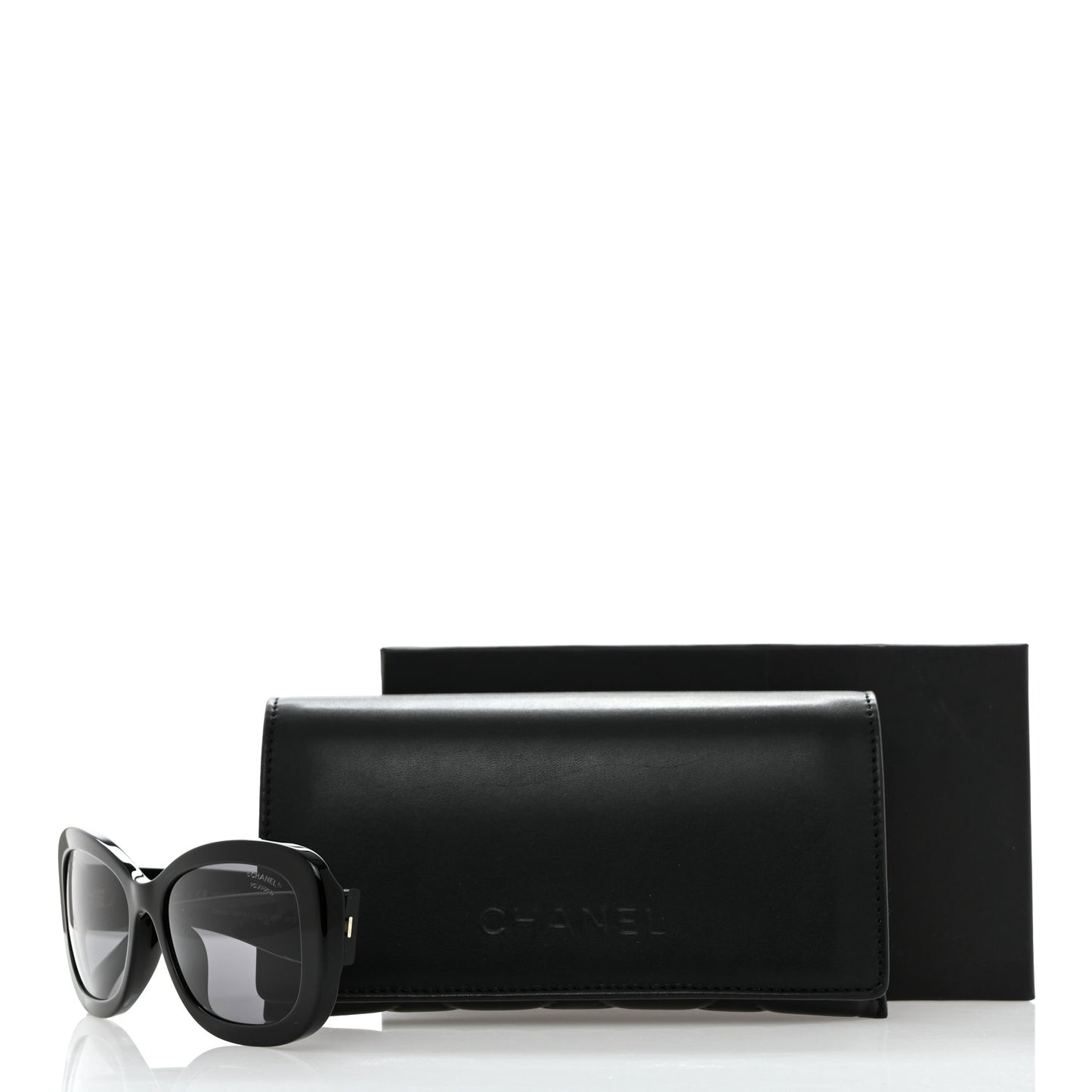 Acetate Polarized CC Sunglasses 5468-B-A Black