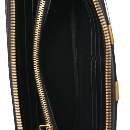 Chloe Grained Calfskin Marcie Long Zip Around Wallet Black 5 of 8