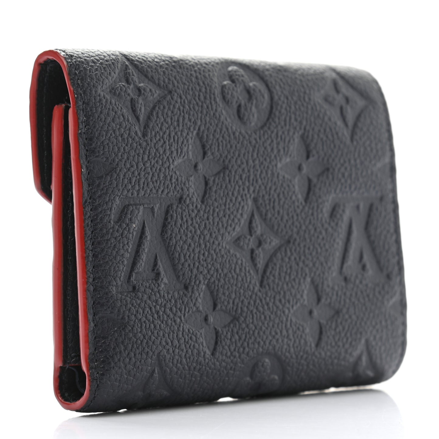 Empreinte Victorine Wallet Marine Rouge