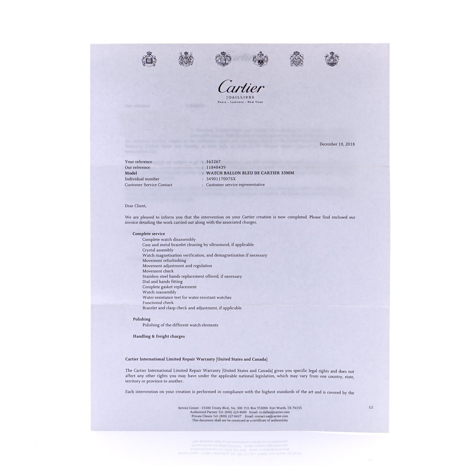 Cartier 18K Pink Gold Alligator 33mm Ballon Bleu De Cartier Automatic Watch Green 10 of 11