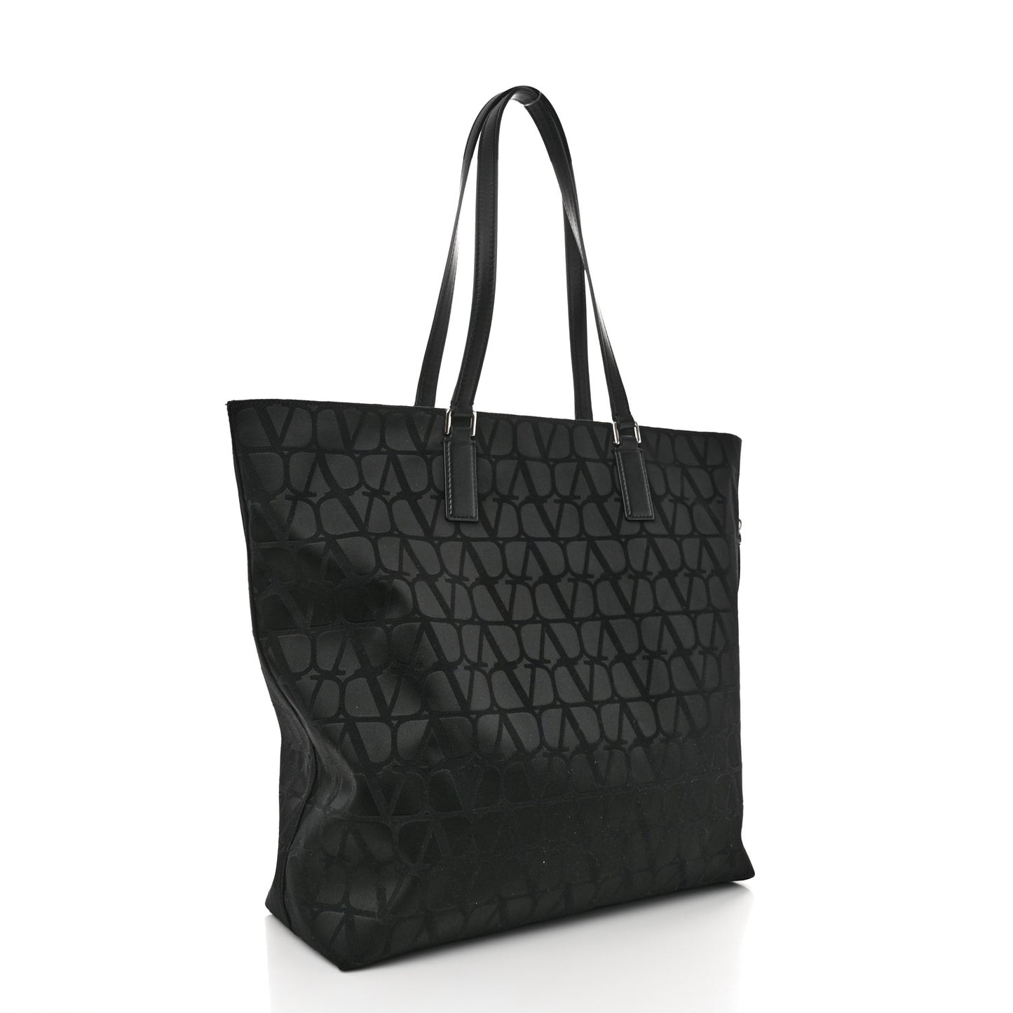 Nylon Iconographe Shopping Tote Black