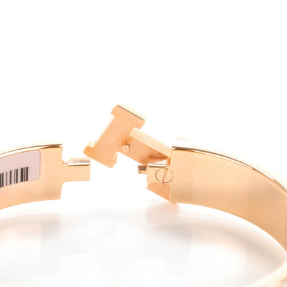 Hermes Enamel Narrow Clic Clac H Bracelet PM White 4 of 5