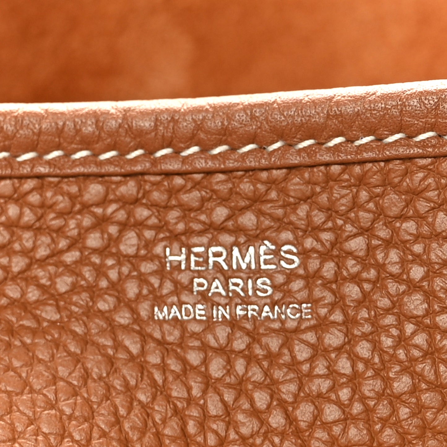 Taurillon Clemence Amazone Evelyne III PM Gold Ecru