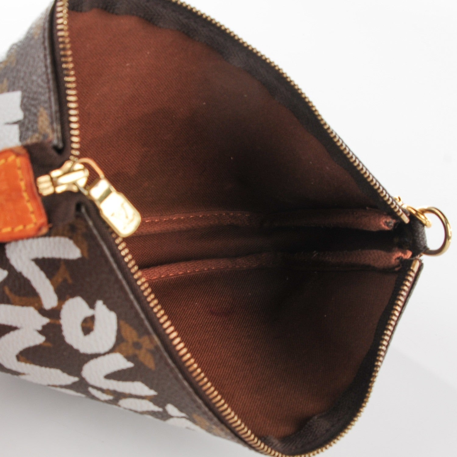Louis Vuitton Monogram Graffiti Pochette Accessories Silver 5 of 7