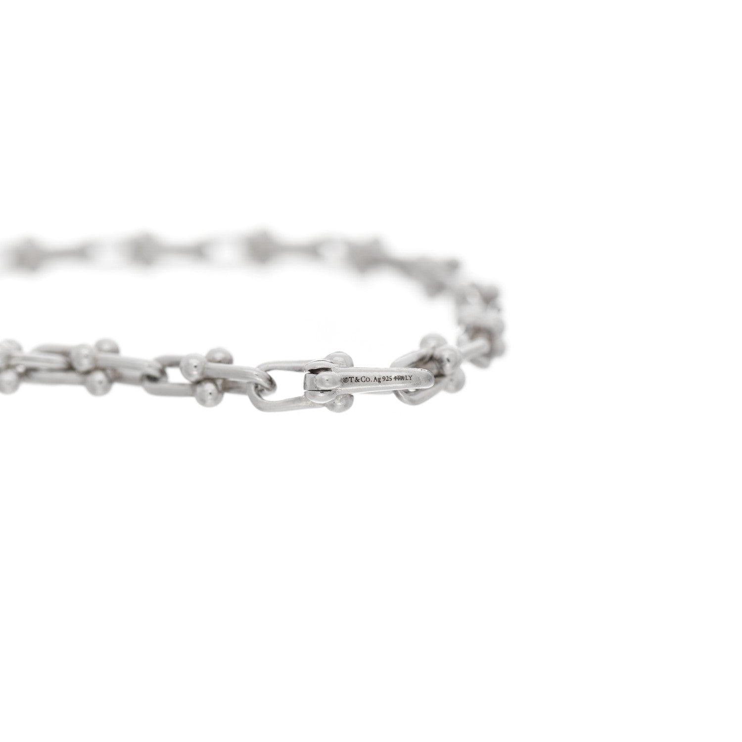 Tiffany Sterling Silver Micro HardWear Link Bracelet 3 of 4