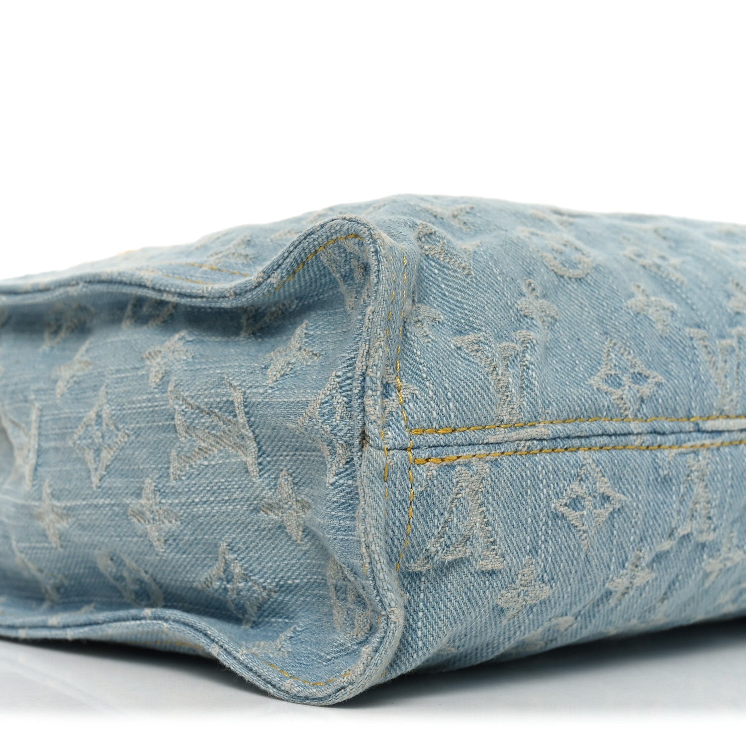 Louis Vuitton Monogram Washed Denim Let Go PM Sky Blue 8 of 9
