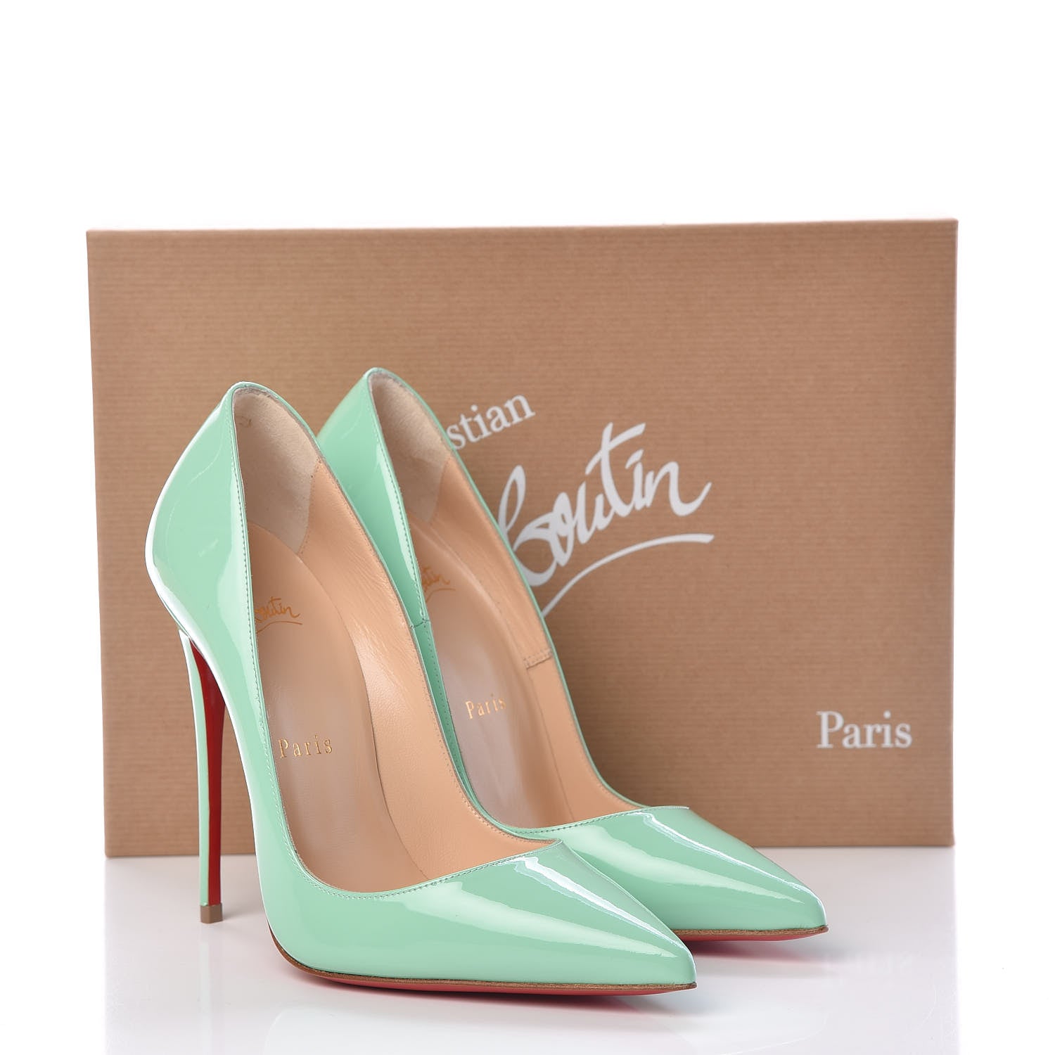 Christian Louboutin Patent So Kate 120 Pumps 36.5 Opal 8 of 8