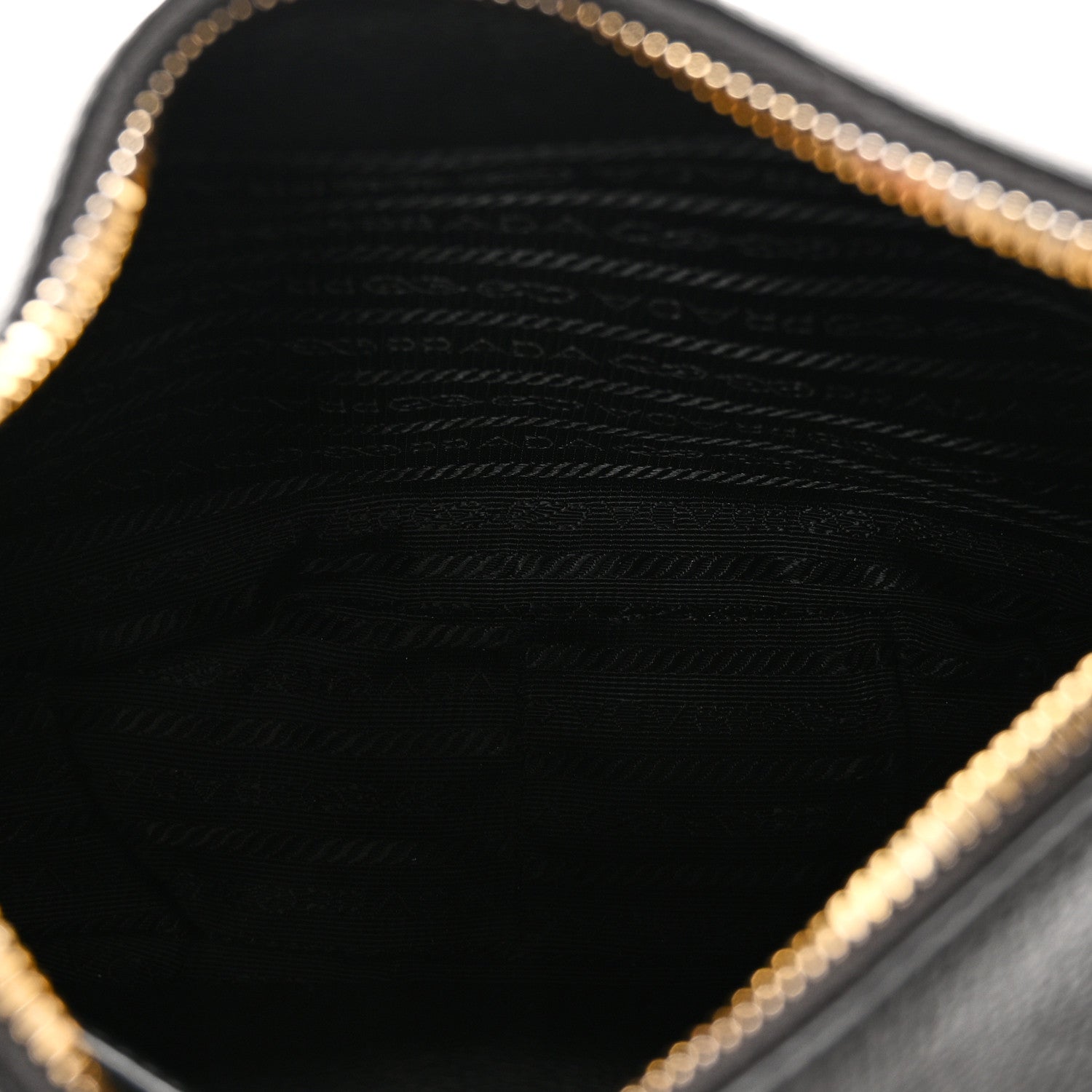 Prada Vitello Phenix Small Zippered Messenger Hobo Black 5 of 9