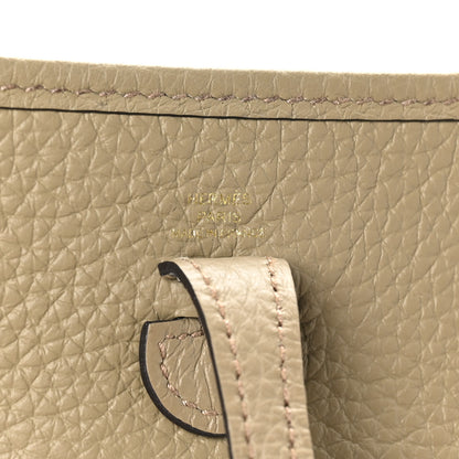 Hermes Taurillon Clemence Evelyne TPM Beige Marfa 7 of 11