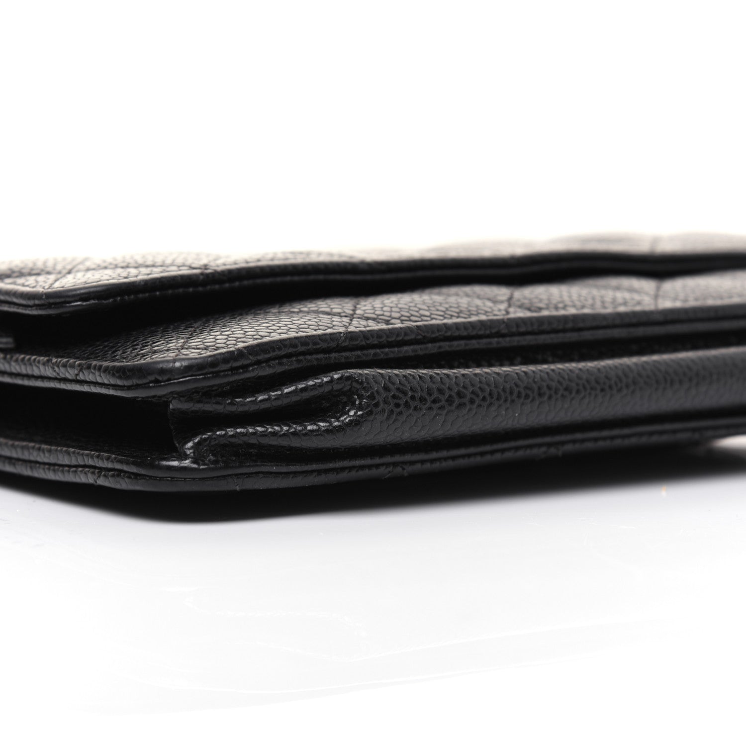 Chanel Caviar Quilted Wallet On Chain WOC Black 6 of 16