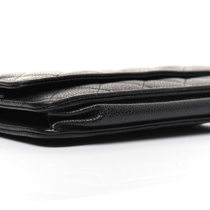 Chanel Caviar Quilted Wallet On Chain WOC Black 6 of 16