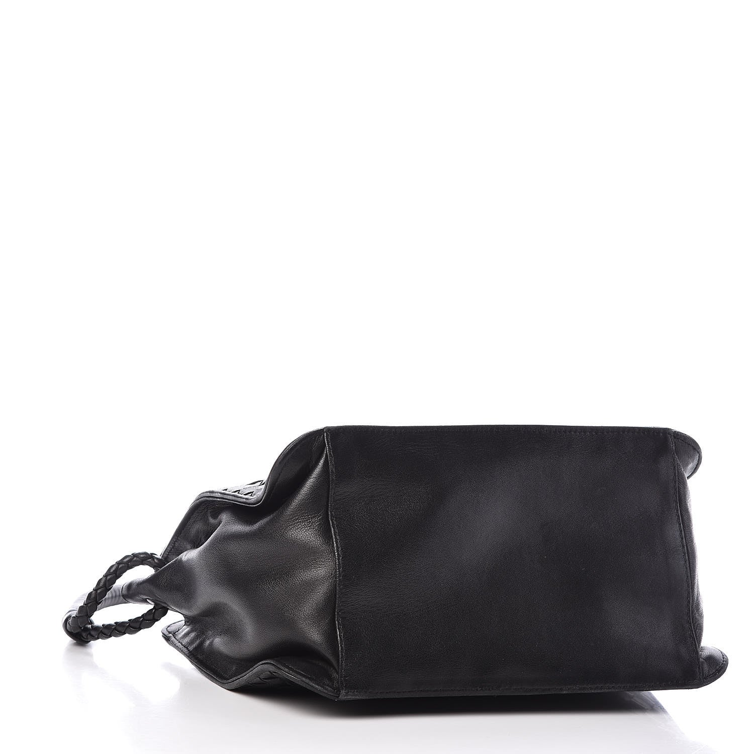 Bottega Veneta Nappa Intrecciato Shoulder Bag Black 4 of 10