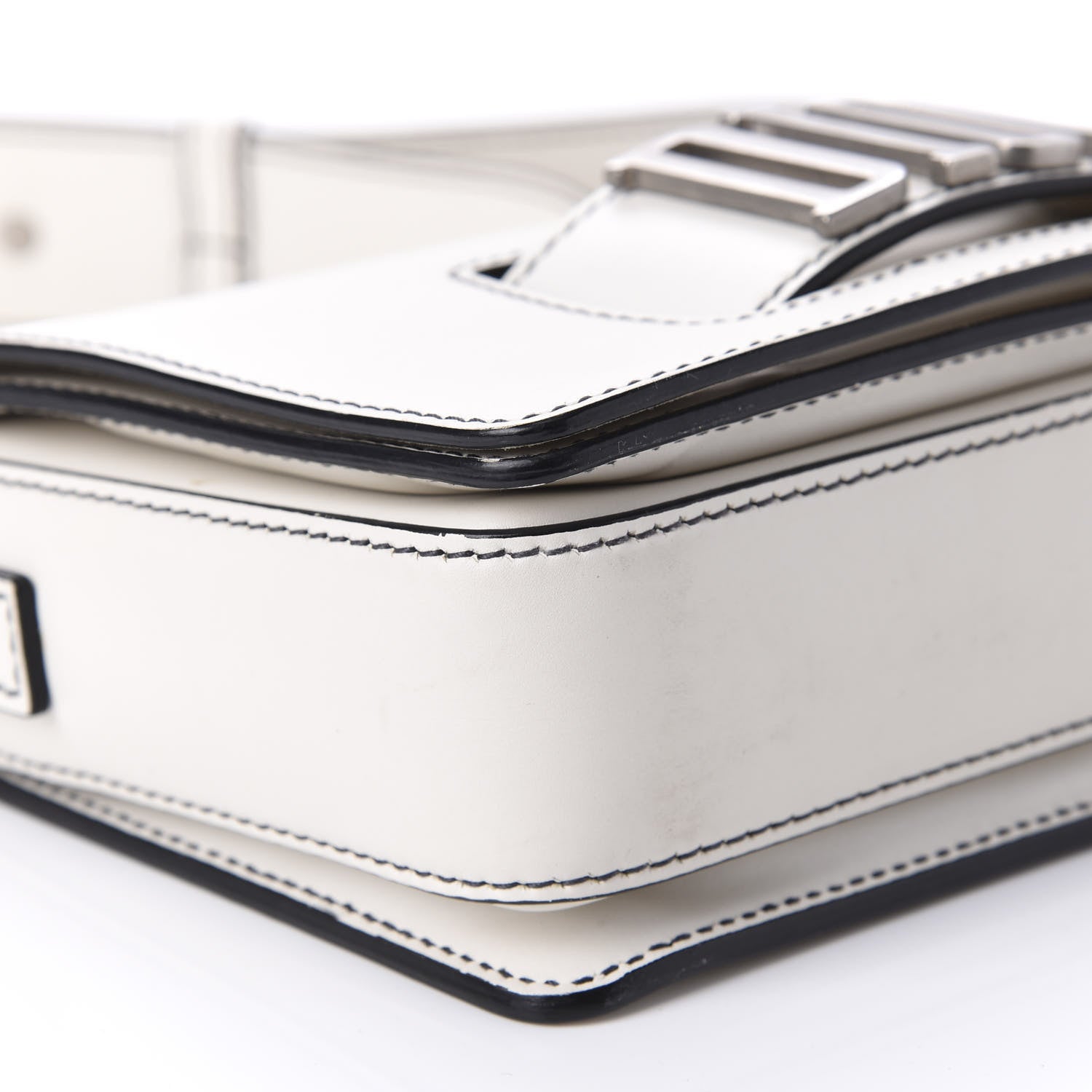 Christian Dior Smooth Calfskin Dio(r)evolution Flap Bag Off White 6 of 17