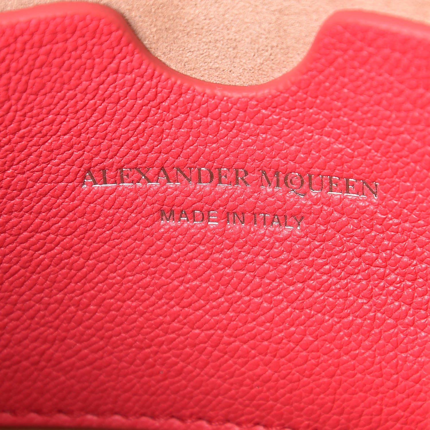 Alexander McQueen Calfskin Box Shoulder Bag 16 Red 6 of 9
