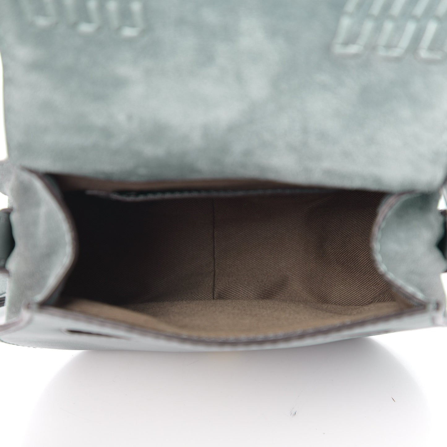 Suede Calfskin Braided Mini Marcie Round Crossbody Bag Cloudy Blue