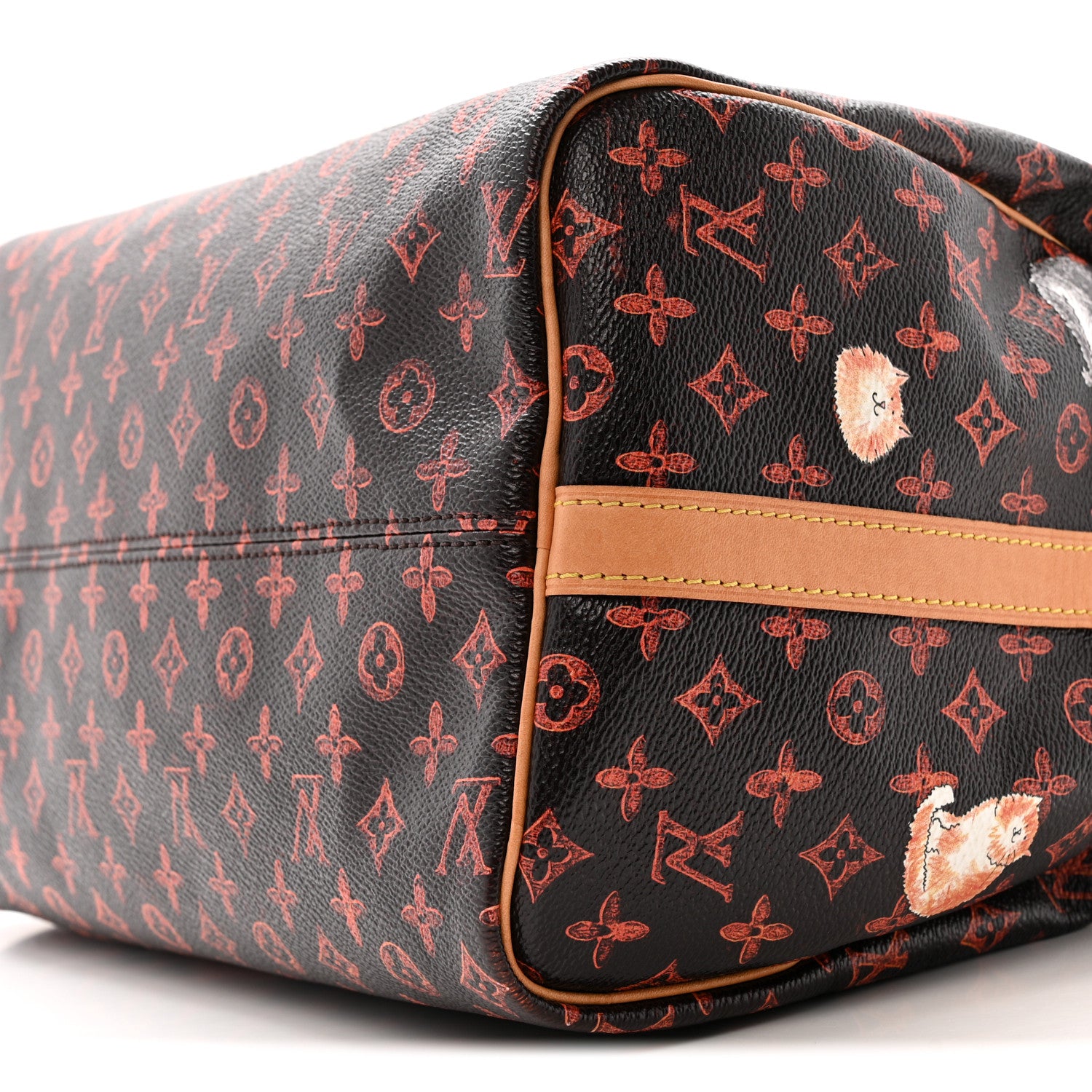 Louis Vuitton Catogram Speedy Bandouliere 30 Marron 11 of 15