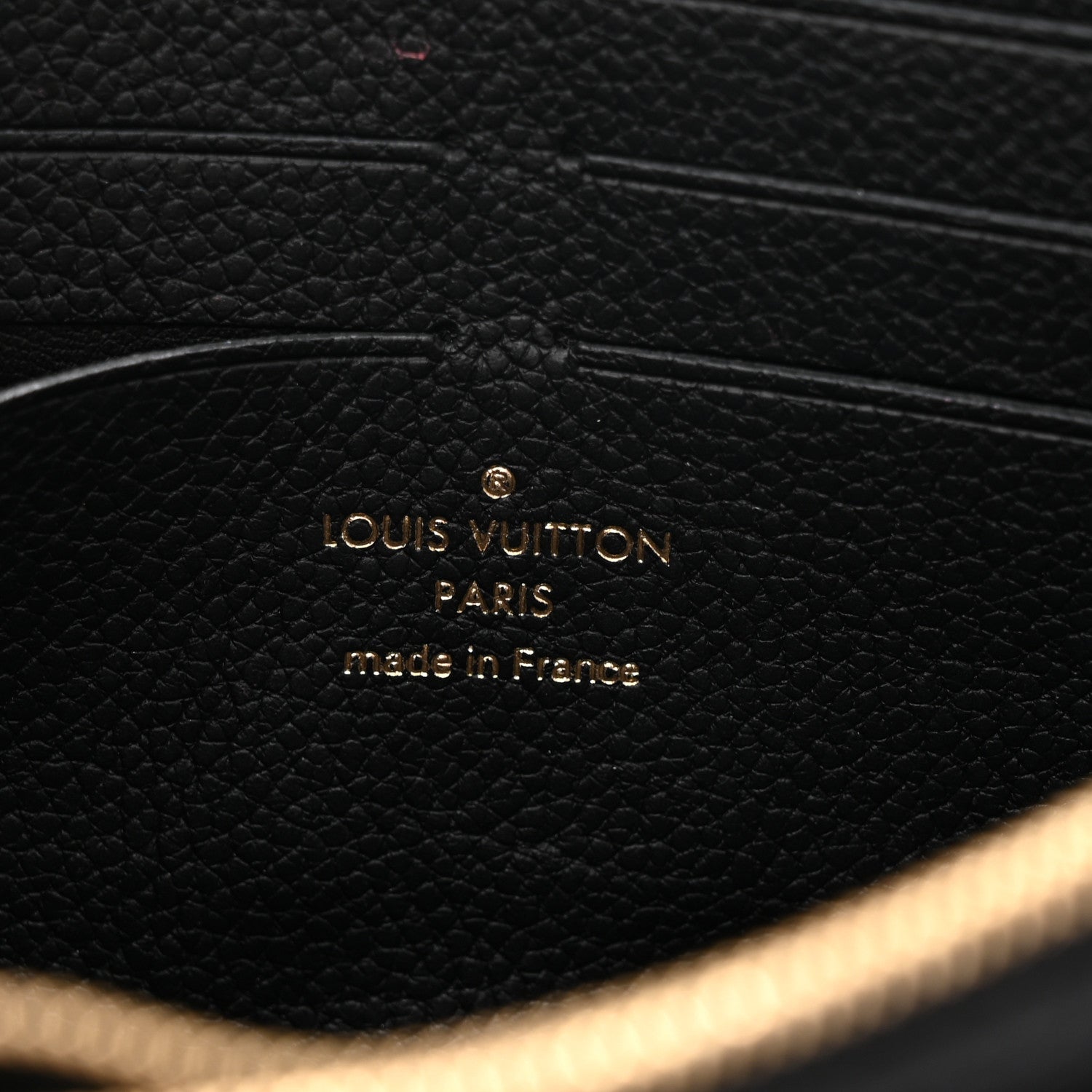 Louis Vuitton Empreinte Vavin Chain Wallet Black 6 of 10